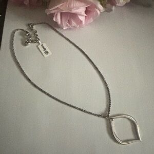Brighton silver pendant Necklace NWT